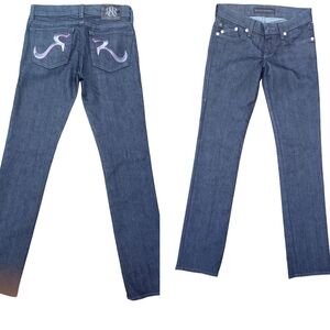 Rock And Republic Y2K Jeans Like New Size 23 (Teen, Small Adult) Made In Eu